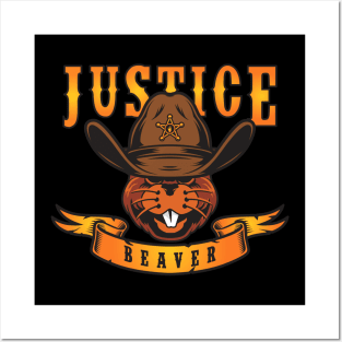 Justice Beaver Posters and Art